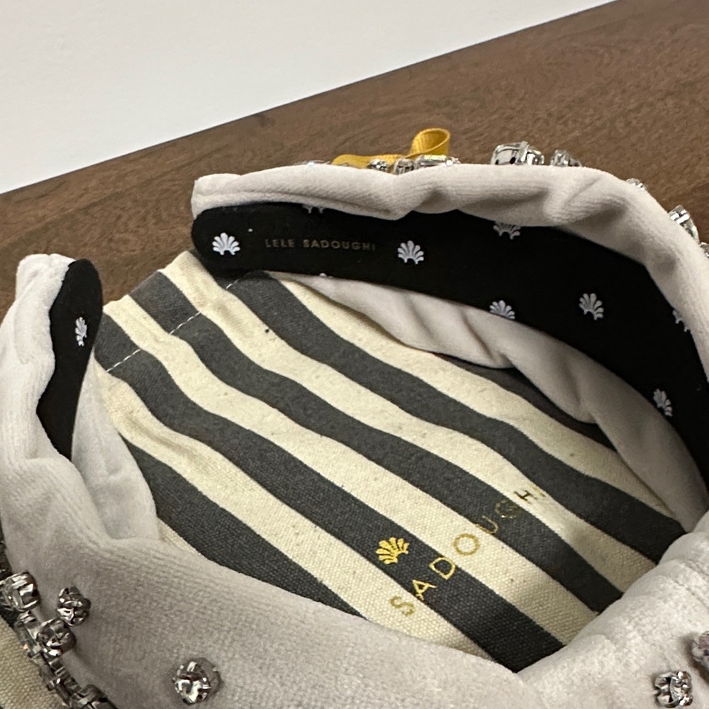 Lele Sadoughi Crystal Embellished Headband - Picture 2 of 5
